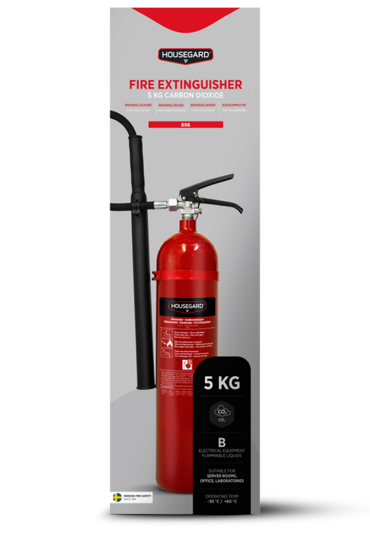 Housegard karbondioksid-slukker 5 kg, K5TGX