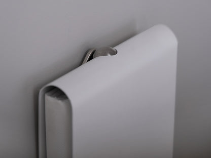 Housegard Mantle, brannteppe i metalldeksel, 120x120 cm, hvit