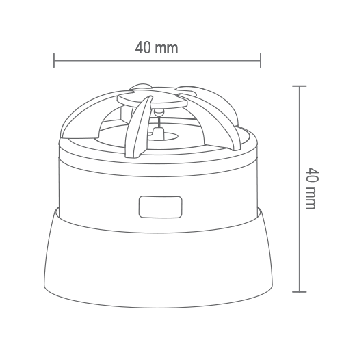 CAVIUS FRITTSTÅENDE 10-ÅRS VARMEVARSLER