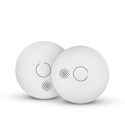 Housegard Luma trådløs, seriekoblet røykvarsler inkl. 10-års batteri, 2-pack