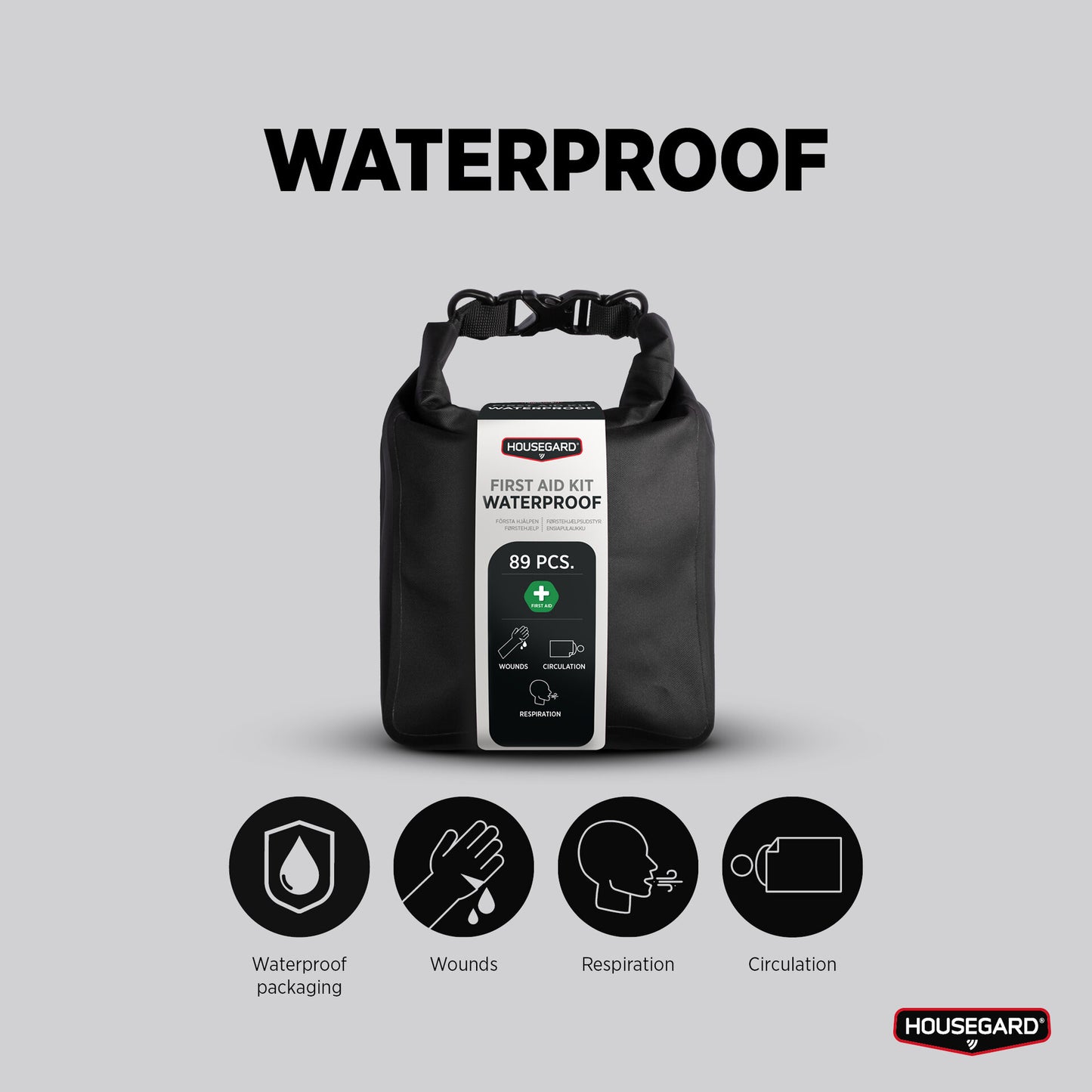 Housegard Førstehjelpsveske, Waterproof
