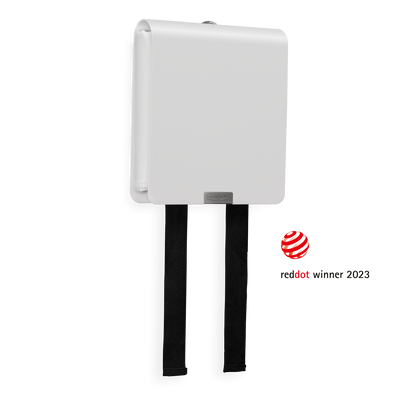 Housegard Mantle, brannteppe i metalldeksel, 120x120 cm, hvit