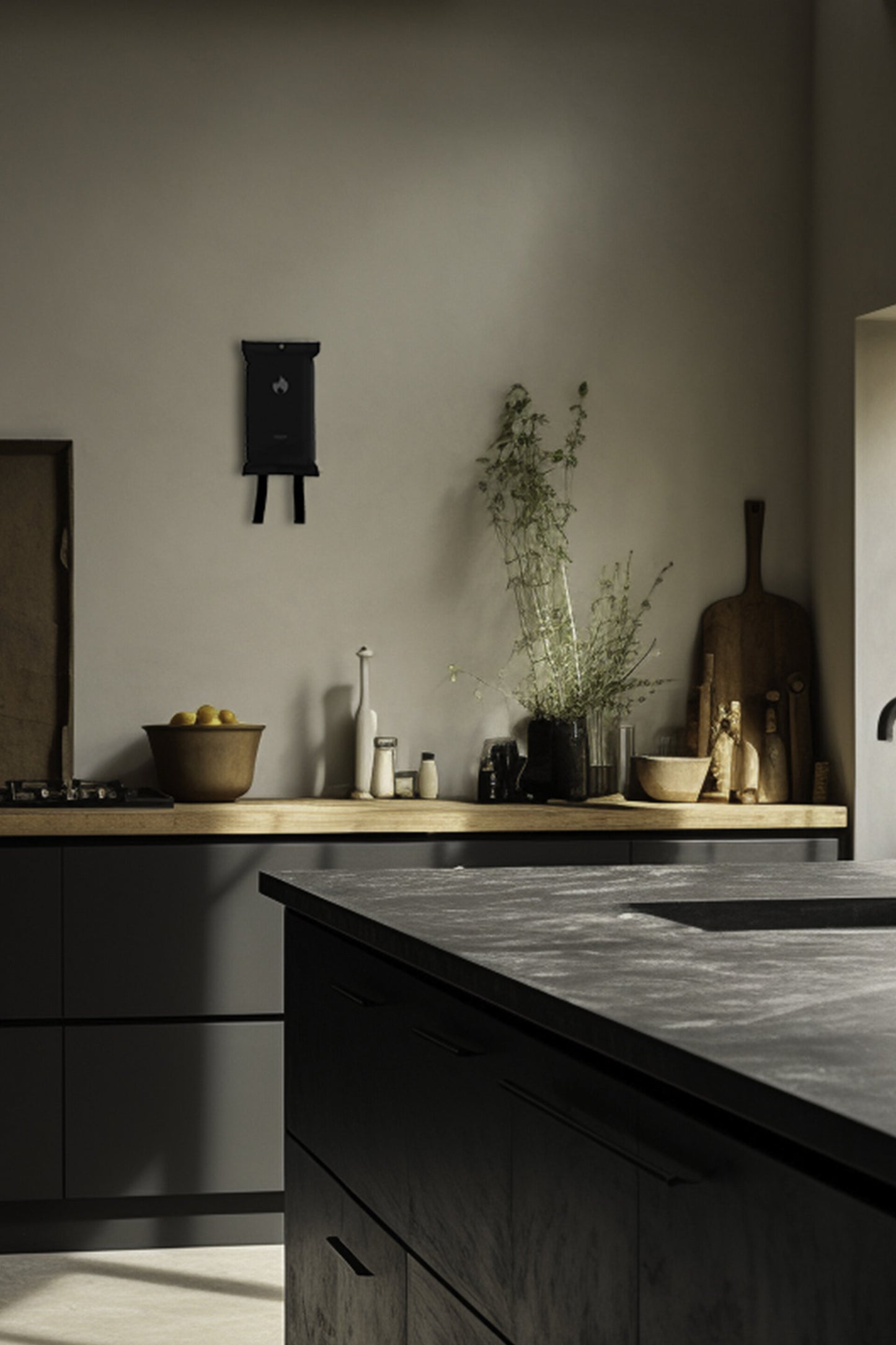 Housegard brannteppe, 120x180 cm, sort, silikonbelegg