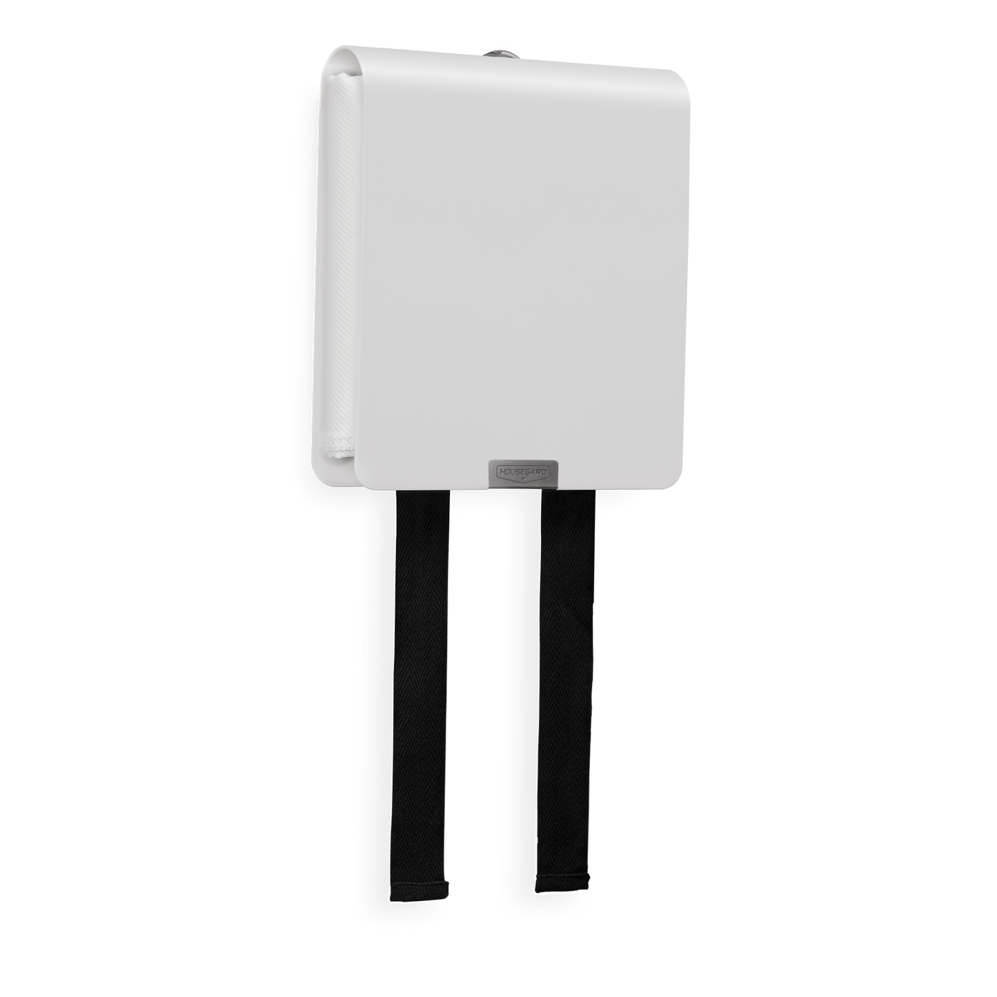 Housegard Mantle, brannteppe i metalldeksel, 120x120 cm, hvit