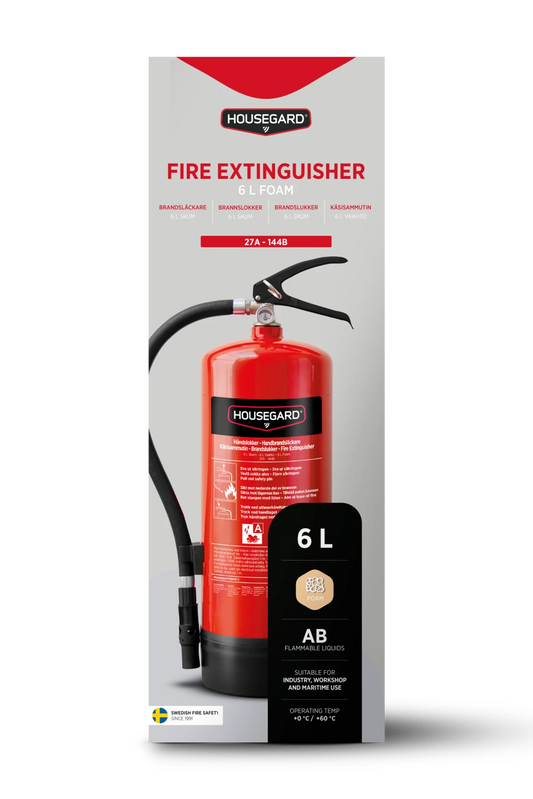 Housegard skumslukker 6 l PFAS fri, FE6HR-C, 27A 144B