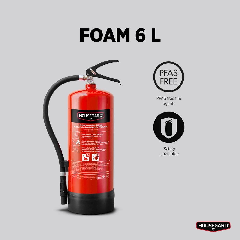 Housegard skumslukker 6 l PFAS fri, FE6HR-C, 27A 144B