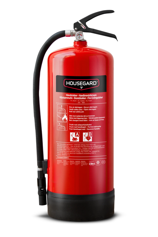 Housegard skumslukker 9 l PFAS fri, FE9HR-C, 34A 183B