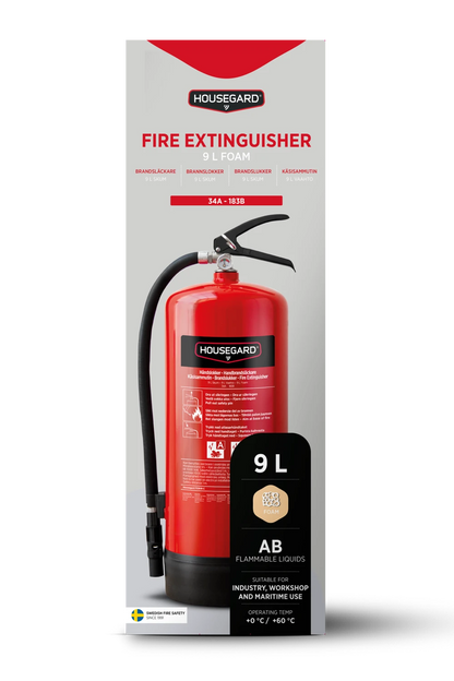 Housegard skumslukker 9 l PFAS fri, FE9HR-C, 34A 183B