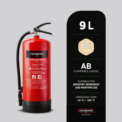 Housegard skumslukker 9 l PFAS fri, FE9HR-C, 34A 183B